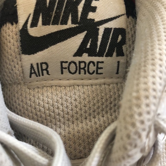 Nike Air Force 1 React D/MS/X White Black Red Sneakers CD6960-100 Size 6Y - Picture 9 of 13